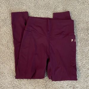 Burgundy PINK Victoria’s Secret Leggings